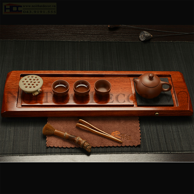 Khay trà gỗ Đàn hương - BT01