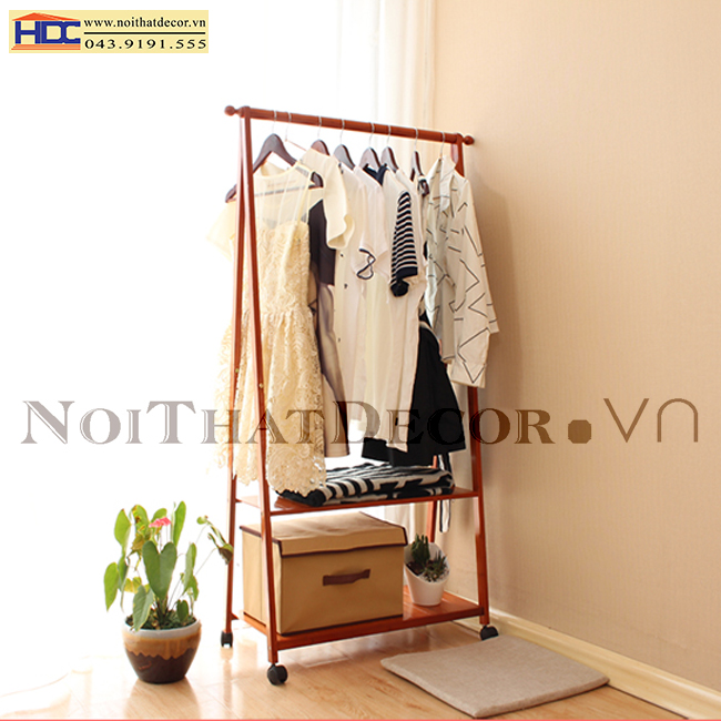 cây treo quần áo, giá treo quần áo, giá treo quần áo gỗ Noithatdecor.vn