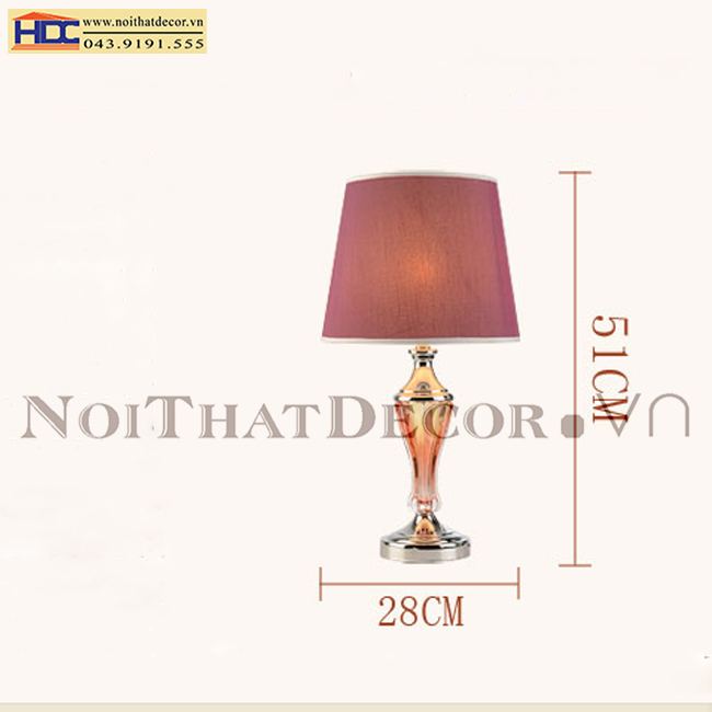 đèn ngủ cao cấp, đèn ngủ đẹp, đèn ngủ gia đình, đèn ngủ để bàn Noithatdecor.vn