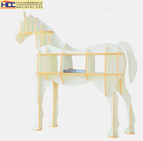 kệ sách đẹp kệ để đồ đẹp kệ hình thú đẹp kệ tiện lợi giá kệ hình con ngựa 2 Noithatdecor.vn